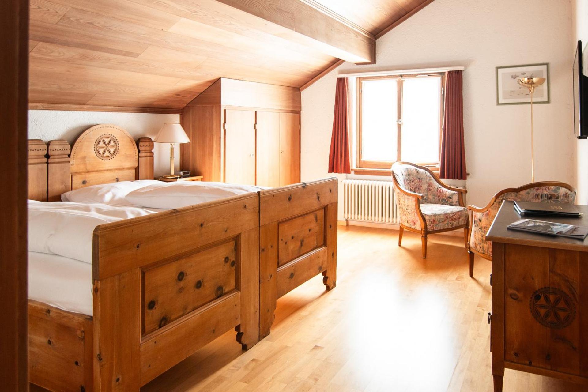 Historic Hotel Crusch Alva Zuoz Pokoj fotografie